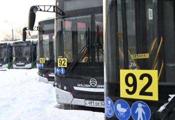 Новые автобусы запустили еще на одном маршруте в Алматы