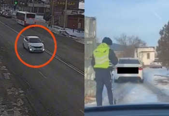 Более 100 нарушений на 2,5 млн тенге: астанчанина на Kia Rio задержали в Таразе