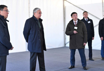 Мемлекет басшысы Алматы қаласындағы сумен қамту нысандарының құрылысымен танысты