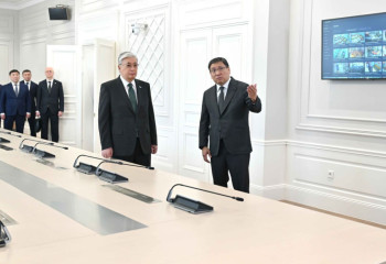 Kazakh President visits Situation Center of Almaty