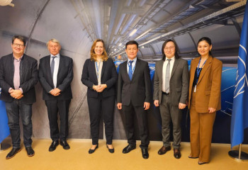 Kazakhstani Institute of nuclear physics strengthens cooperation with CERN