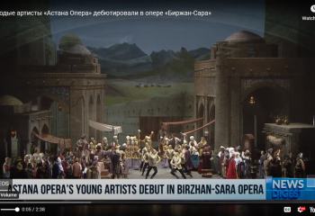 Astana Opera’s young artists debut in Birzhan-Sara opera