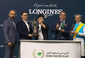 Қазақ тұлпары Дубайда өткен аламанда топ жарды