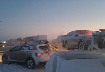 Қарағанды облысында автобус пен 16 көлік соқтығысты