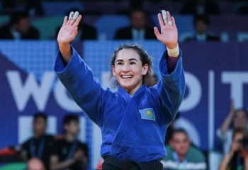 Kazakhstani Abujakynova wins bronze at  judo tournament in Portugal