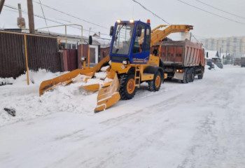 Астанадан бір түнде 44 мың текше метрден астам қар шығарылды