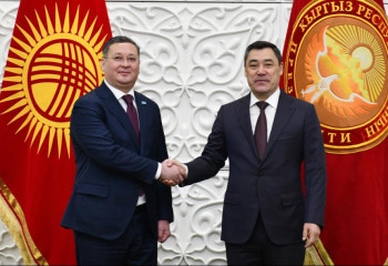 Қырғызстан президенті Сыртқы істер министрі Мұрат Нұртілеуді қабылдады