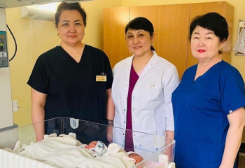 Шымкентте үшем дүниеге келді