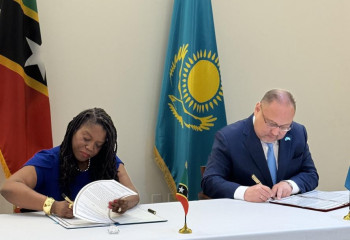 Kazakhstan and Saint Kitts and Nevis Signed Agreement on Visa-free Regime