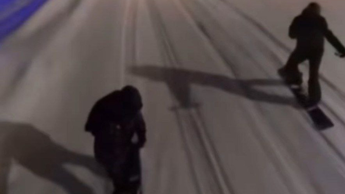 Қостанай көшесінде сноубордпен жүйткігендер жауапқа тартылды