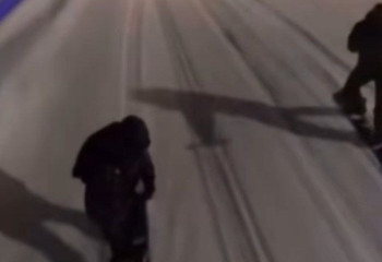 Қостанай көшесінде сноубордпен жүйткігендер жауапқа тартылды