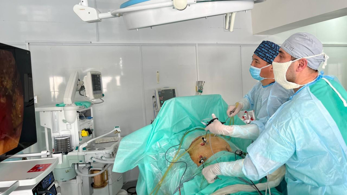 Новое оборудование апробировали в многопрофильной больнице в Конаеве