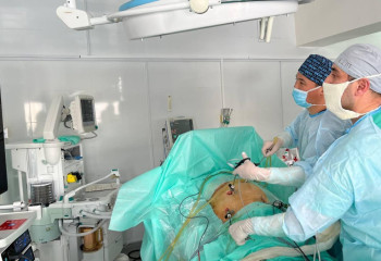 Новое оборудование апробировали в многопрофильной больнице в Конаеве