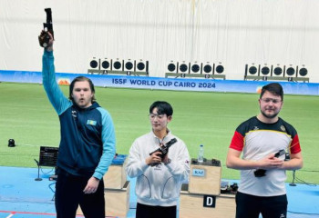Kazakhstan's Nikita Chiryukin wins silver of  World Cup in Bullet Shooting