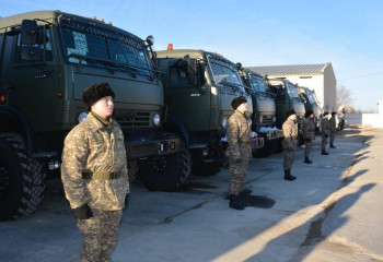 Қарулы күштердің әскери бөлімдеріне жаңа техникалар жеткізілді