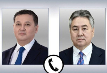 Қазақстан мен Қырғызстанның Сыртқы істер министрлері телефон арқылы сөйлесті