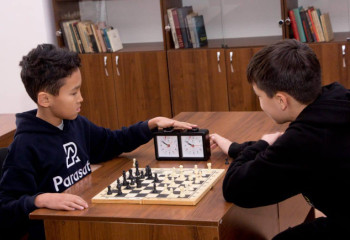 Әскерилердің балалары арасында шахматтан турнир өтті