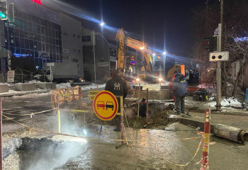 Шымкентте көпқабатты бірнеше үй уақытша су жүйесінен ажыратылды