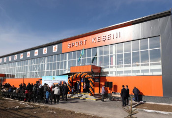 Жамбыл облысында жаңа спорт кешені пайдалануға берілді