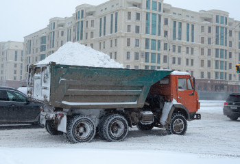 Астанада күні бойы 54 мың текше метрден аса қар шығарылды