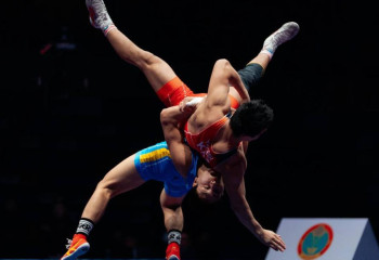 Армейские спортсмены успешно выступили на чемпионате Казахстана по борьбе