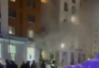 В Астане произошел пожар в районе Expo Boulevard