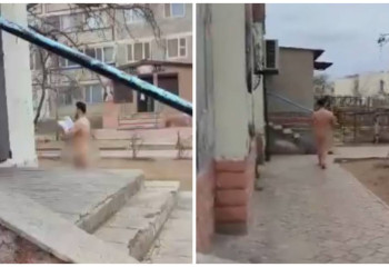 Ақтауда қолына кітап ұстап, жалаңаш жүрген ер адам жындыханаға қамалды