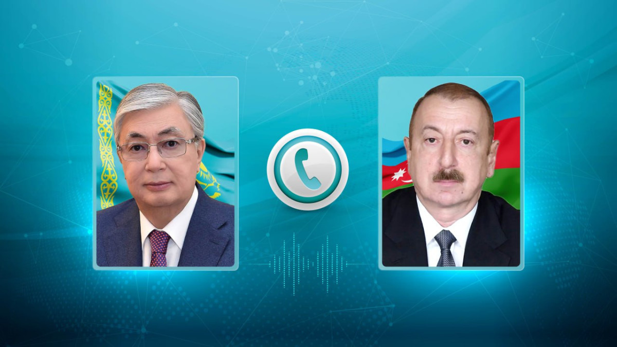 Президент Казахстана поздравил Ильхама Алиева с победой на выборах президента Азербайджана