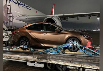 1st Toyota Camry 80 delivered to Kazakhstan