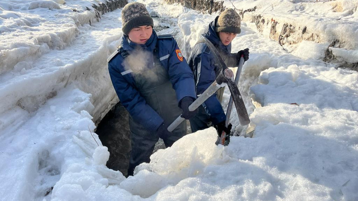 В Казахстане во время учений «Коктем-2024» 4,6 тысячам семей помогли почистить дворы и улицы домов от снега