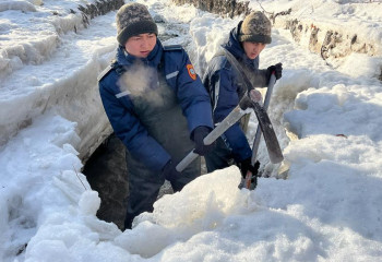В Казахстане во время учений «Коктем-2024» 4,6 тысячам семей помогли почистить дворы и улицы домов от снега