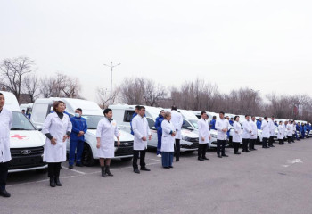 Жамбыл облысында 40 жедел жәрдем көлігі жаңарды