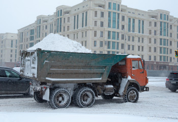 Астанадан 41 мың текше метрден астам қар шығарылды