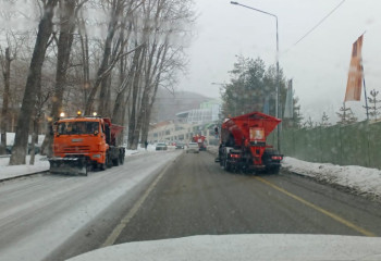 Алматинцы могут в WhatsApp пожаловаться на некачественную уборку снега