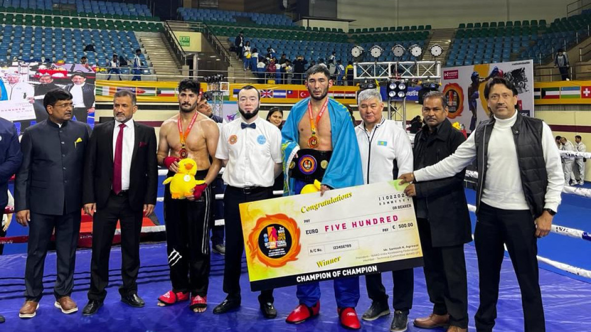 Полицейский из СКО стал чемпионом турнира по кикбоксингу в Дели
