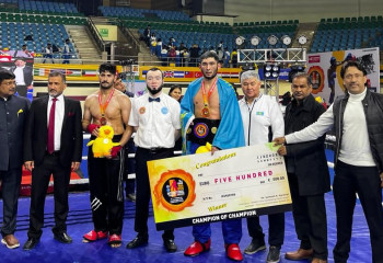 Полицейский из СКО стал чемпионом турнира по кикбоксингу в Дели