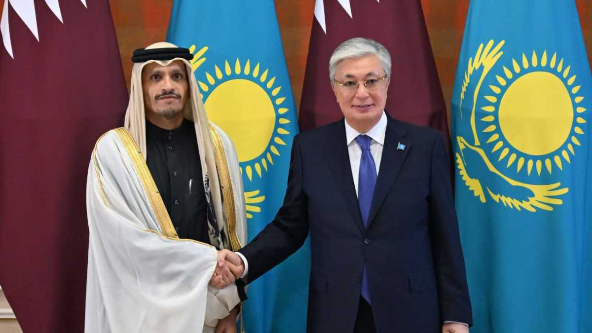 Президент Казахстана провел переговоры с Премьер-Министром Государства Катар