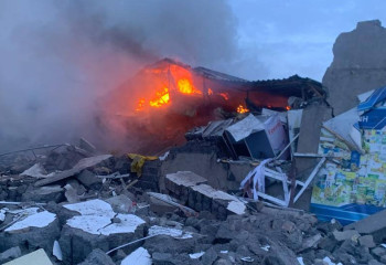 Теміртауда дүкен ғимаратында газ жарылып, 2 адам зардап шекті