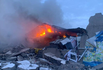 Взрыв газа в Темиртау: Под завалами магазина остаётся мужчина