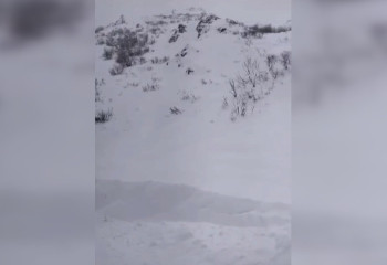 Снежная лавина сошла в ВКО