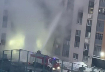 Астанада тұрғын үй кешенінде өрт шықты