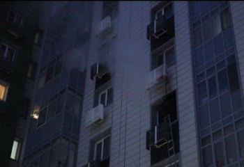 Пожар произошел в многоквартирном доме в Астане