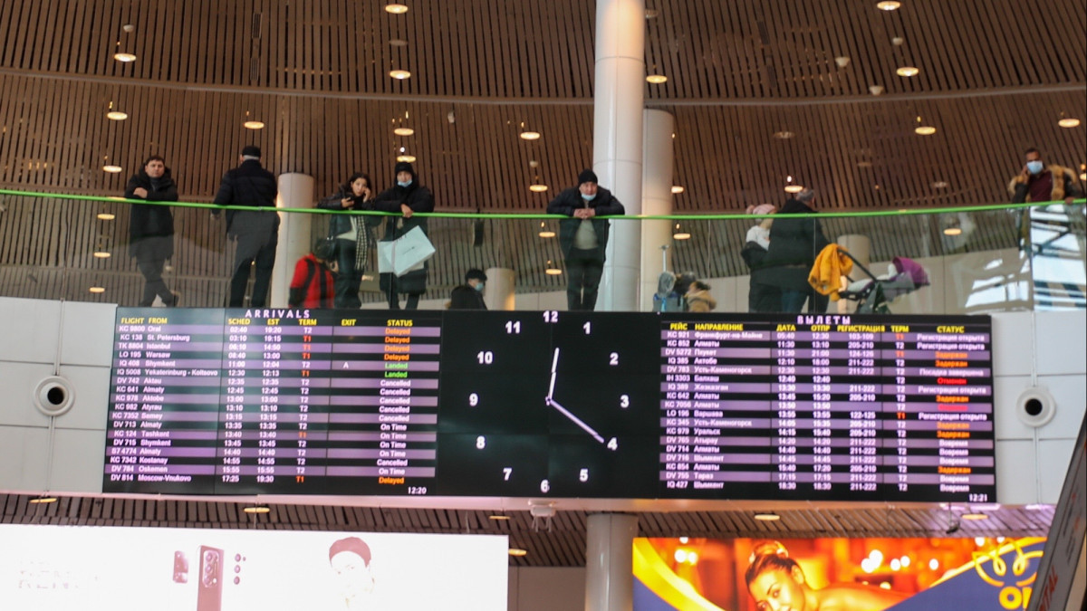 Авиакомпании Казахстана скорректировали расписание рейсов в связи со сменой часового пояса