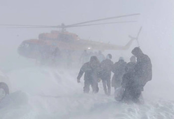 ШҚО-да қар құрсауында қалған 32 адам тікұшақпен эвакуацияланды