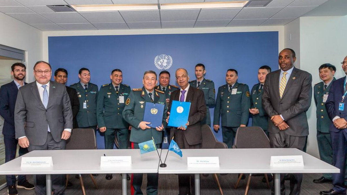 Делегация Министерства обороны РК посетила штаб-квартиру ООН