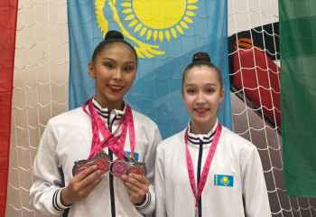 Қазақстан спортшылары көркем гимнастика Будапеште төрт алтын иеленді