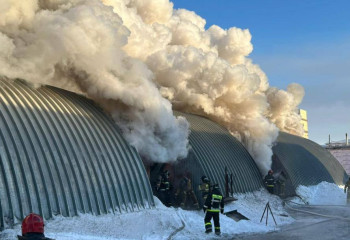 Астанада жиһаз цехы өртеніп кетті