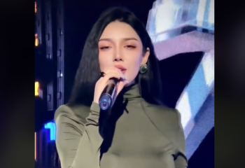 Эффектная девушка в КНР исполнила песню Кайрата Нуртаса