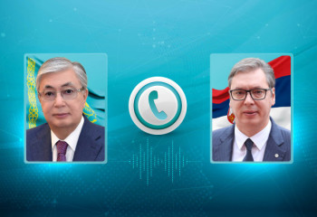 Tokayev had a phone conversation with the President of Serbia