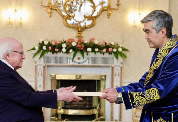 Ambassador of Kazakhstan Presented Credentials to President of Ireland